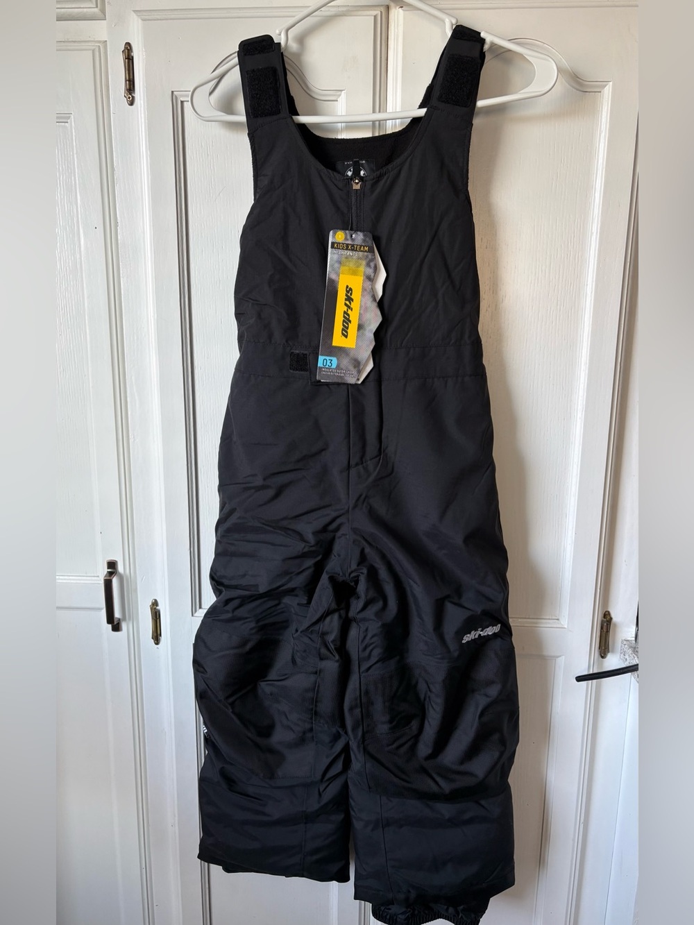 Kids Black Snow Bib One-Piece by Skibos